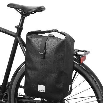Сумка для нажатия кнопки на заднем сиденье велосипеда объемом 10 л, водонепроницаемая сумка, большая вместительная Велосипедная спортивная сумка на открытом воздухе, Велосипедная сумка через плечо с одной стороны