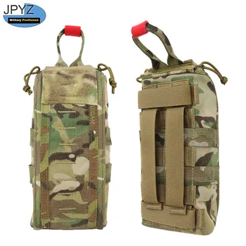 Тактическая длинная медицинская сумка для охоты на открытом воздухе, для военного выживания, для медицинского нападения, Сумка для аксессуаров MOLLE System Original Factory 500D Fab