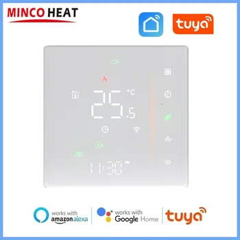 Термостат MINCO HEAT Tuya Smart WiFi, Регулятор температуры для газового котла с водяным/электрическим подогревом пола