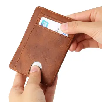 Удобный держатель для карт, Износостойкий Многофункциональный компактный кошелек для кредитных карт с защитой от Rfid ID