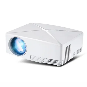 Умный проектор Full HD 1080P LED Мультимедийный Домашний Кинотеатр с HD USB AV для фильмов, Видеоигр, активного отдыха C80 Проектор