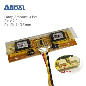 Универсальная 4-ламповая однопортовая плата общего высокого давления Инверторная плата общего ЖК-монитора CCFL инвертор