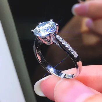 Универсальное роскошное обручальное кольцо CAOSHI, женское кольцо для предложения руки и сердца с блестящим цирконием, модные аксессуары в простом стиле для помолвки