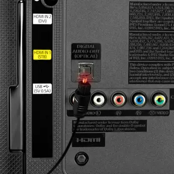 Универсальный Волоконно-Оптический Цифровой Аудиокабель TOS Link S /PDIF Высокого Качества 1,5 фута 3 фута 6 футов 12 футов 25 футов 50 футов Выбранная Цифровая Линия