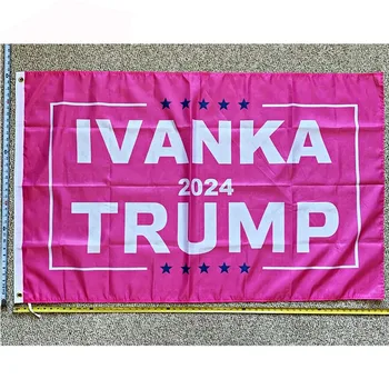 Флаг Дональда Трампа, бесплатная доставка, 2024, женский плакат с надписью Don Jr Ivanka, США, 3x5 ' yhx0094
