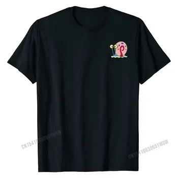 Футболка Gary Pop Art с карманом в виде улитки, классическая мужская футболка, модные футболки, классный хлопок