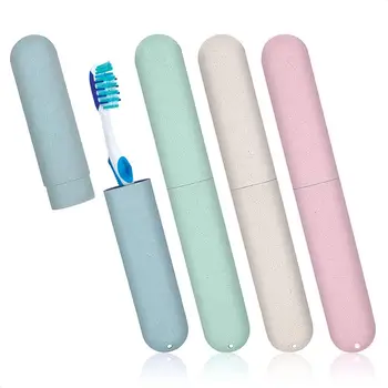 Футляр для зубной щетки для путешествий, пластиковый переносной ящик для хранения зубной щетки, Многоцветный футляр для зубной щетки для деловой поездки для путешествий / кемпинга