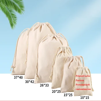 Холст drawstring сумка продуктовый сумка хлопок белье ткань складная Карманная школа сумка портативный еда хранения сумка плечо сумка