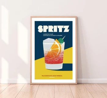 Художественный плакат Spritz, холст, плакат, настенная живопись, украшение (без рамки)