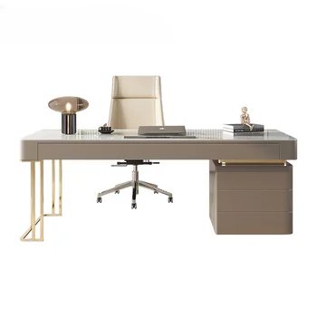 Шиферный стол небольшая квартира, скандинавский рабочий свет, роскошный настольный компьютерный стол, простой современный письменный стол, рабочий стол для дома