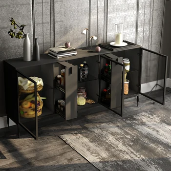 Шкафчик для еды, современный простой скандинавский шкаф для хранения, Чайный шкаф, Минималистичный винный шкаф для гостиной