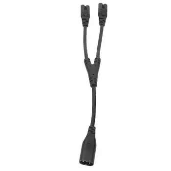Шнуры питания от IEC320 C8 до двойных IEC320 C7 Y Разъемный штекерный кабель питания переменного тока 1 в 2 выхода 0,3 м /0,98 фута