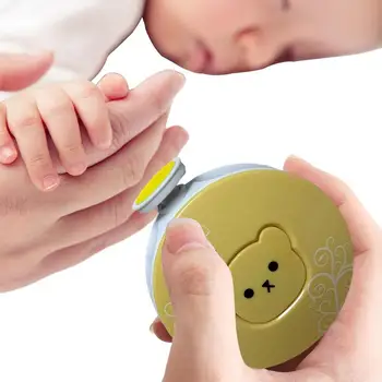 Электрический триммер для ногтей для малышей, детский инструмент для полировки ногтей, шлифовальная машина для детского маникюра, детская машинка для стрижки ногтей для новорожденных